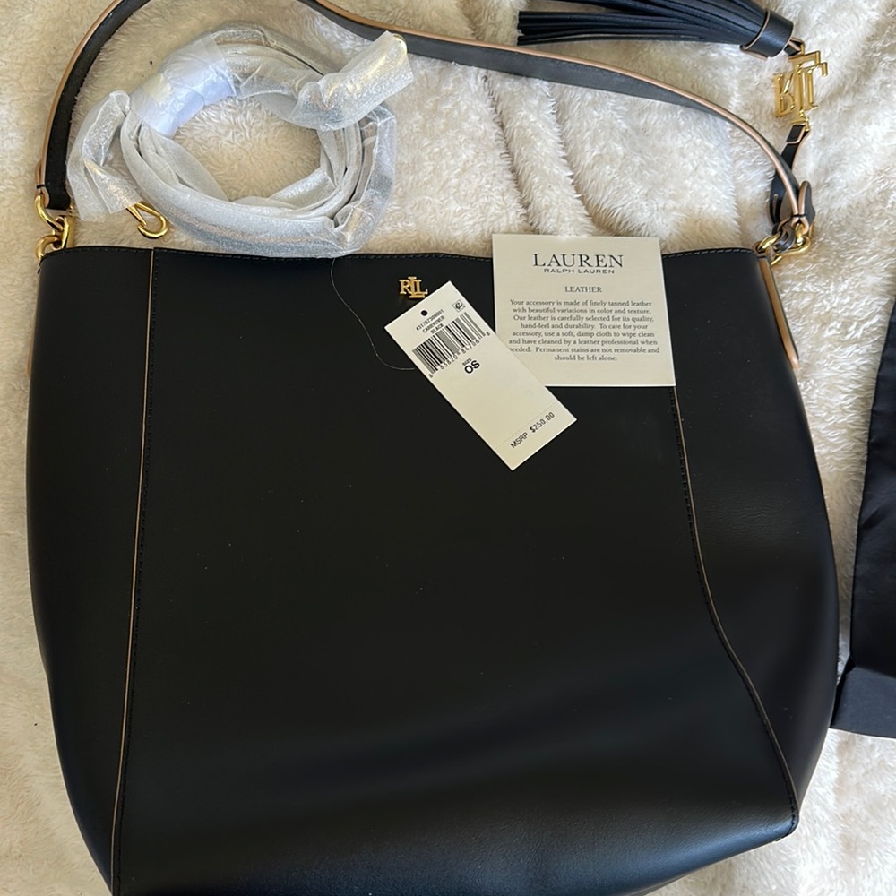 Brand new Ralph’s Lauren black leather bag